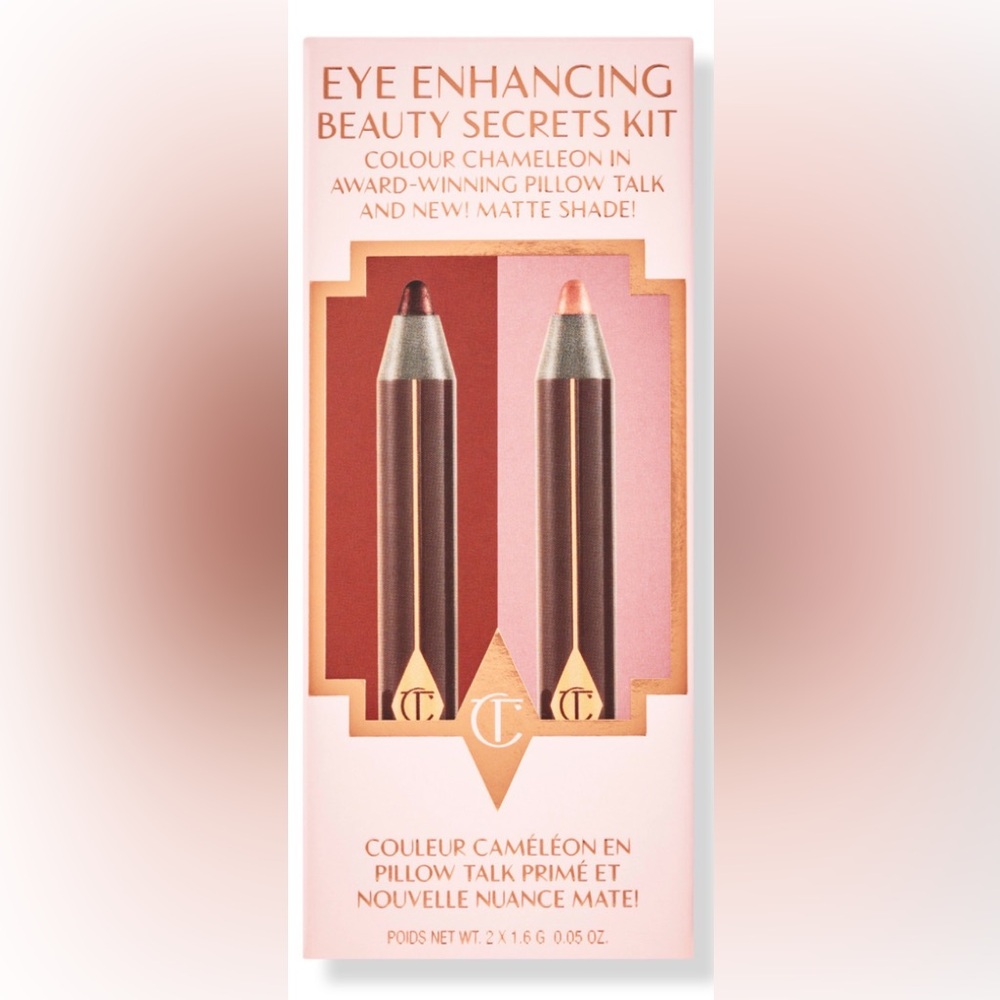 NIB Charlotte Tilbury Pillow Talk Eye Enhancing Beauty Secrets Kit